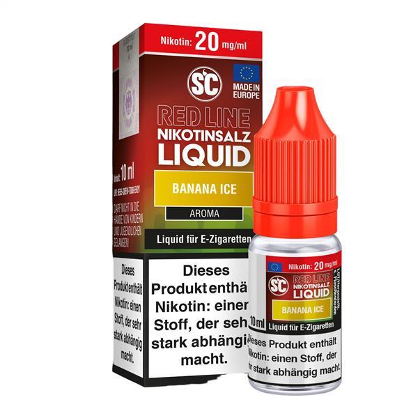 SC-RED LINE Banana Ice - Nikotinsalz Liquid 20 mg/ml